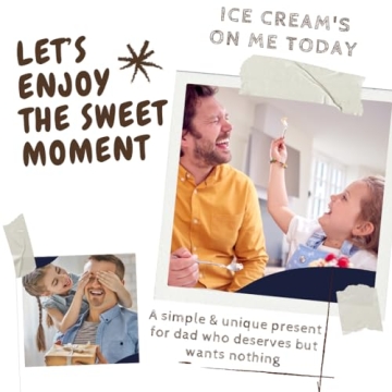 Funny Engraved Ice Cream Spoon for Dads Gift