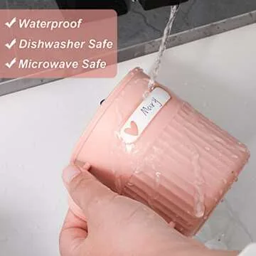 Tudomro Waterproof Baby Bottle Labels for Kids