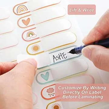 Tudomro Waterproof Baby Bottle Labels for Kids