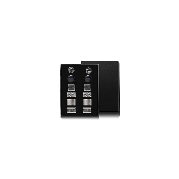 FIBO STEEL 6 Pairs Classic Cufflinks for Men Wedding Business Birthday Father's Day Cufflinks Set wi...