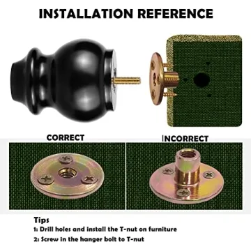 Solid Wood 4 Inch Bun Feet for Stylish Furniture Upgrade