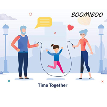 BOOMIBOO Tangle-Free Jump Rope for All Ages - Adjustable & Durable