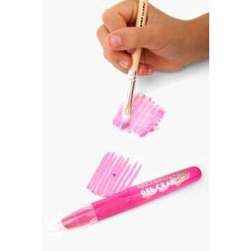 Mkidsfun Colored Watercolor Gel Crayons - 12 Pack