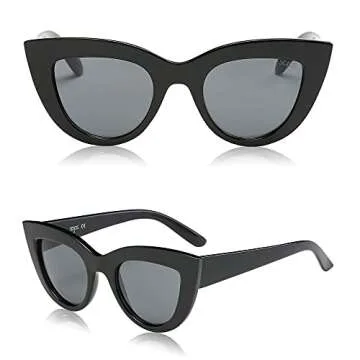 SOJOS Retro Vintage Cateye Sunglasses for Women
