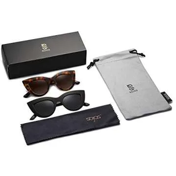 SOJOS Retro Vintage Cateye Sunglasses for Women