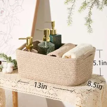MiniArk Woven Baskets for Stylish Home Organization