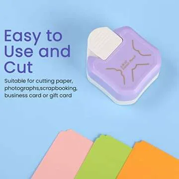 MyArTool 3 in 1 Beauty Shape Corner Punch, 3 Way Corner Paper Punch for Paper Crafts, Laminate, Cardstock, Business Card, DIY Projects, Photo, Card Making and Scrapbooking