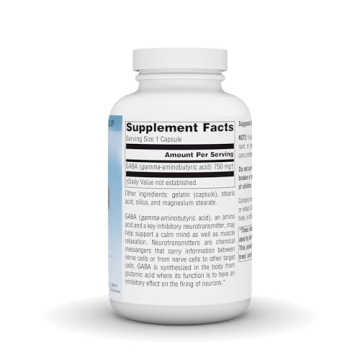 Natural Source Naturals GABA for Calm Mind - 180 Capsules