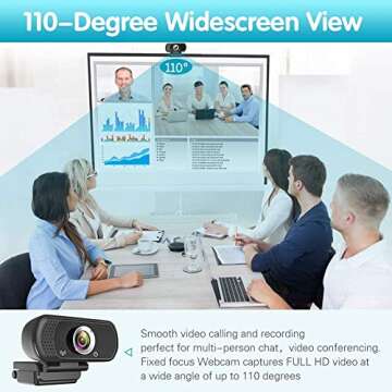 HD 1080p Webcam for Streaming & Video Calls