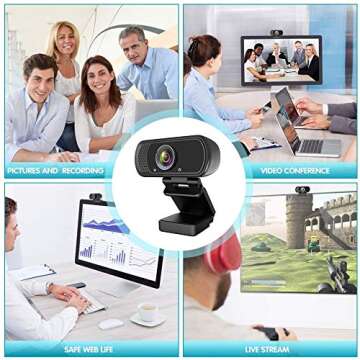 HD 1080p Webcam for Streaming & Video Calls
