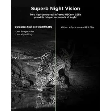 CEYOMUR Solar Trail Camera 4K 30fps, WiFi Bluetooth 40MP Game Camera, 120° Detection Angle Night Vision Motion Activated IP66 Waterproof for Wildlife Monitoring with U3 32GB Micro SD Card