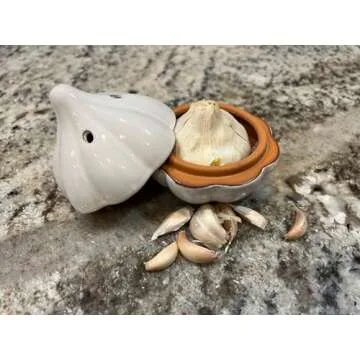 Shop JBK Pottery Garlic Keeper - Perfect for Small Spaces