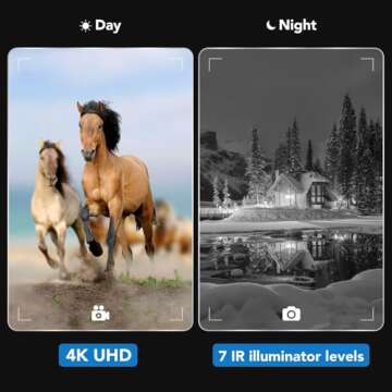 GTHUNDER Night Vision Goggles with 4K Video and 10X Zoom