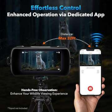 GTHUNDER Night Vision Goggles with 4K Video and 10X Zoom