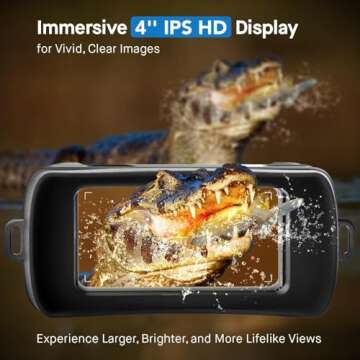 GTHUNDER Night Vision Goggles with 4K Video and 10X Zoom