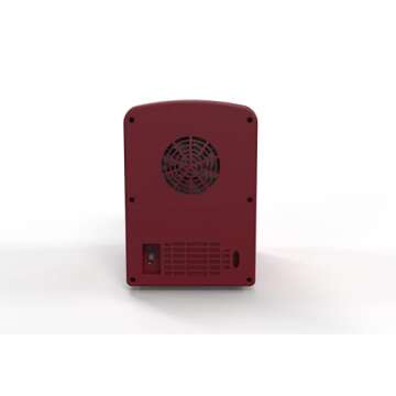 CURTIS EFMIS129-RED Frigidaire Retro Mini Compact Beverage Refrigerator, for Keeping Office Lunch Co...