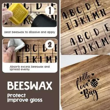 1DFAUL Wood Burn Paste Pen Kit, 4OZ Wooden Burning Gel, Double Sided Wood Burn Marker Kit for DIY Beautiful Wooden Burning in Minutes, Perfect for Beginners Handmade Meaningful Gifts