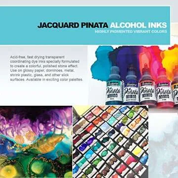 Jacquard Pinata Alcohol Inks Bundle | Black and White Creative Tools