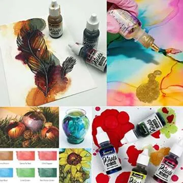 Jacquard Pinata Alcohol Inks Bundle | Black and White Creative Tools