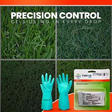Celsius WG Herbicide - Effective Lawn Weed Control & Gloves