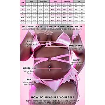 MOEFLAVOR Valentine Bunny Cosplay Lingerie w/Tail and Wrist Cuffs | Kawaii Anime Costume Reg & Plus ...