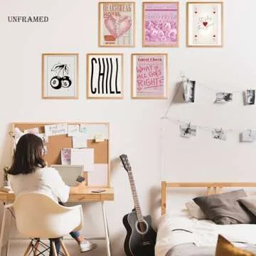 Y2K Room Decor Set of 6 UNFRAMED 8x10 Posters