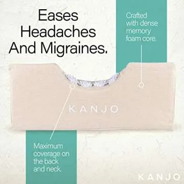 Kanjo Acupressure Neck Pain Relief Pillow for Stress Relief