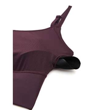 CRZ YOGA Adjustable Longline Sports Bra for Women