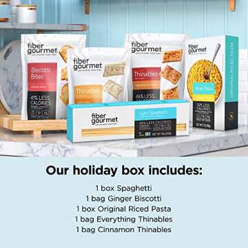 Fiber Gourmet Holiday Variety Pack - Healthy Food Gift Basket