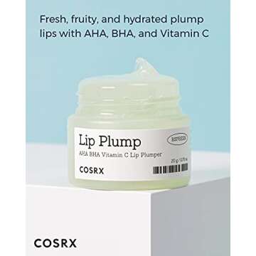 COSRX Lip Care Balm for Dry Chapped Lips, Enriched with Shea Butter, Sleeping Mask, Korean Skin Care, Animal Testing-Free, Artificial Fragrance-Free, Parabens-Free (Lip Plumper)