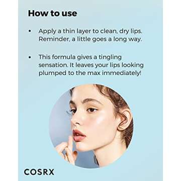 COSRX Lip Care Balm for Dry Chapped Lips, Enriched with Shea Butter, Sleeping Mask, Korean Skin Care, Animal Testing-Free, Artificial Fragrance-Free, Parabens-Free (Lip Plumper)
