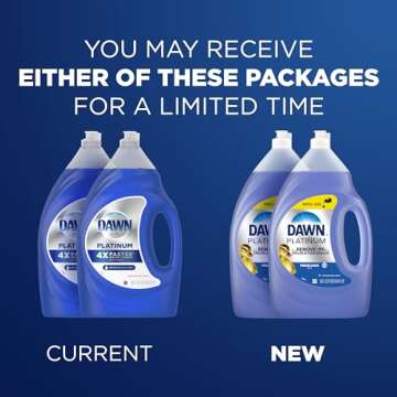 Dawn Platinum Dish Soap Liquid, Dishwashing Liquid, Dish Detergent Liquid, Refreshing Rain Scent, 54.8 fl oz (Pack of 2)