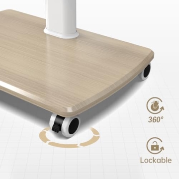 FITUEYES Portable Rolling TV Stand for TVs 32 to 70