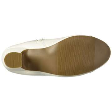 Ellie Shoes Women's 253-SARAH Mid Calf Boot, White, 9 M US