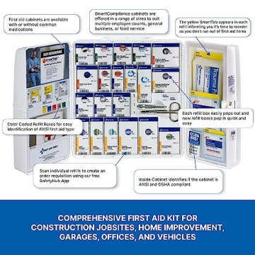 First Aid Only SmartCompliance 50-Person OSHA First Aid Kit