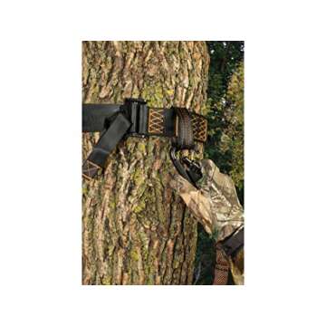MUDDY Safety Harness Tree Strap - 300lb Capacity, Durable Nylon Webbing, Rugged Steel Buckle, and Ex...
