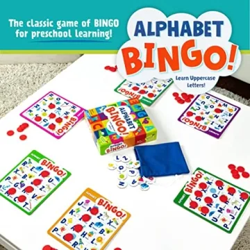 Peaceable Kingdom Alphabet Bingo Educational Board Game
