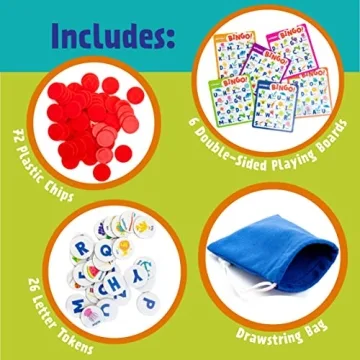 Peaceable Kingdom Alphabet Bingo Educational Board Game