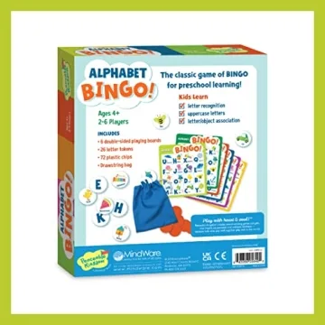 Peaceable Kingdom Alphabet Bingo Educational Board Game