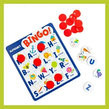 Peaceable Kingdom Alphabet Bingo Educational Board Game