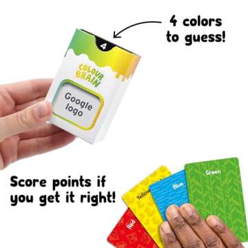 Colorbrain: Ultimate Family Board Game | Top Board Game for Kids and Adults | 2 - 20 players, Fun for All Ages