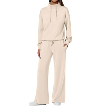 ANRABESS Womens 2 Piece Outfits Sweatsuit Set - Cozy & Chic for Fall
