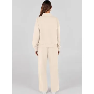 ANRABESS Women's 2 Piece Sweatsuit Set for Fall Style