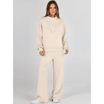 ANRABESS Women's 2 Piece Sweatsuit Set for Fall Style