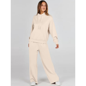 ANRABESS Women's 2 Piece Sweatsuit Set for Fall Style