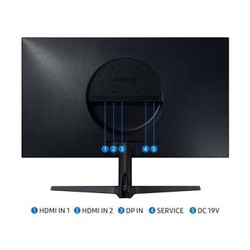 SAMSUNG 28-Inch ViewFinity UR55 Series 4K UHD IPS Computer Monitor, HDR10, AMD FreeSync, HDMI 2.0 and DisplayPort 1.2, Bezelless Display, Eye Care, LU28R550UQNXZA, 2023