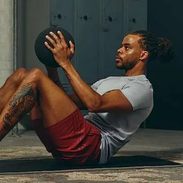 adidas 10mm Extra Thick Training Mat with Carrying Strap and Non-Slip Textured Base - Cushioned Workout Mat for Home Gym, Floor Workouts, and Intense Exercises - Portable and Durable