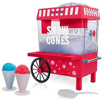 Nostalgia Vintage Snow Cone Machine - Summer Fun Treats at Home