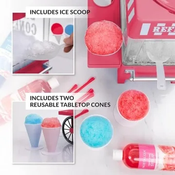 Nostalgia Vintage Snow Cone Machine for Fun Treats