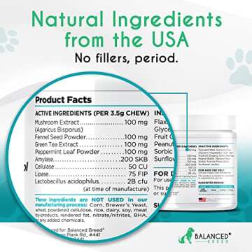 Balanced Breed Dog Probiotics for Fresh Breath and Health